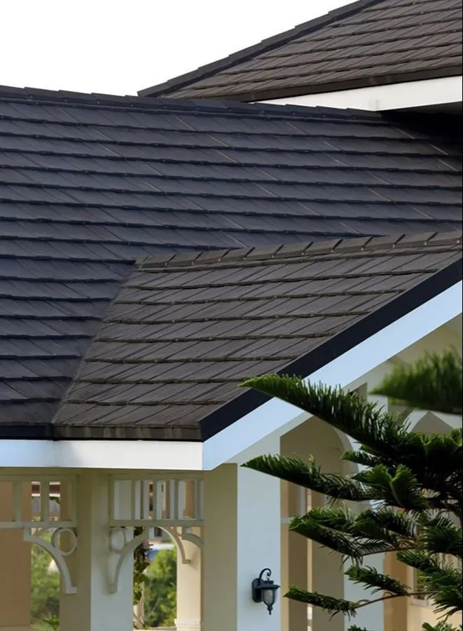 stone coated metal roof tiles